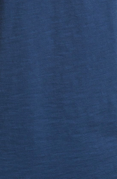 Shop Vince Cotton Slub Jersey Polo In Country Blue