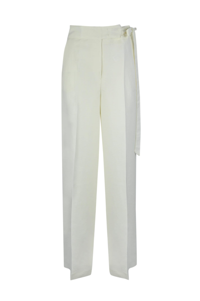 Shop Twinset Trousers In Giglio