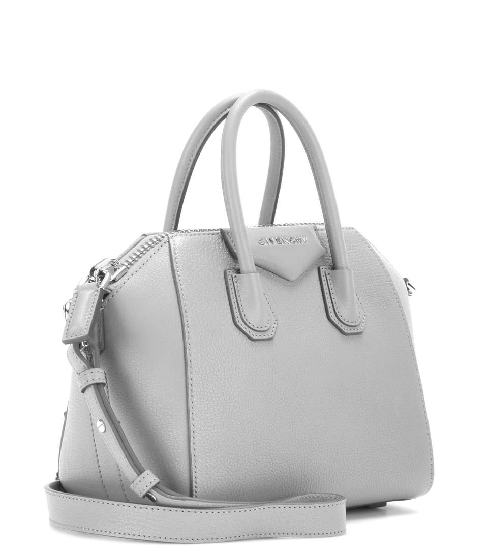 givenchy antigona small pearl grey