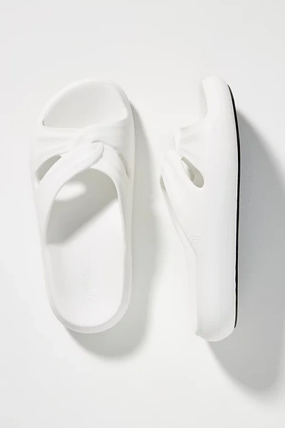 Shop Melissa Free Slide Sandals In White