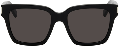 Shop Saint Laurent Black Sl 507 Sunglasses In 001 Black