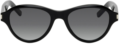 Shop Saint Laurent Black Sl 520 Sunset Sunglasses In 001 Black