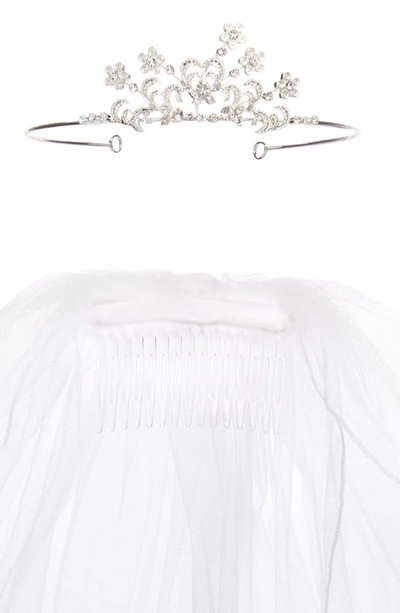 Shop Blush By Us Angels First Communion Crown & Veil In White