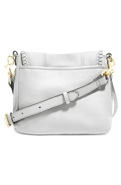 Shop Aimee Kestenberg Mini All For Love Convertible Leather Crossbody Bag In Cloud