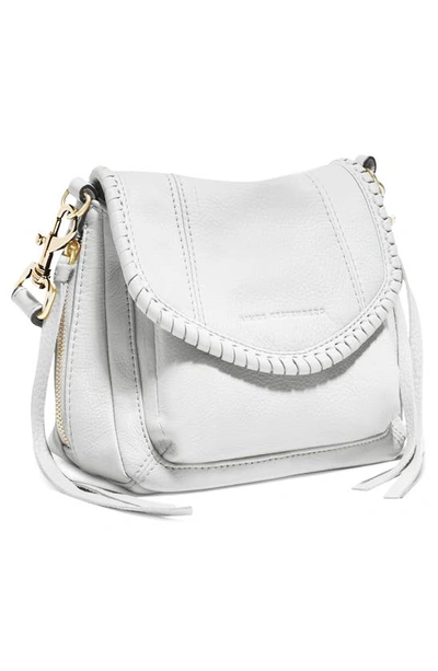 Shop Aimee Kestenberg Mini All For Love Convertible Leather Crossbody Bag In Cloud