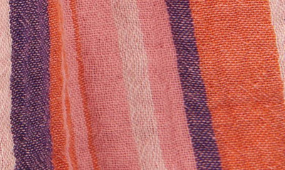 Free People Sunday Morning Lounge Shorts In Pink Stripe Combo