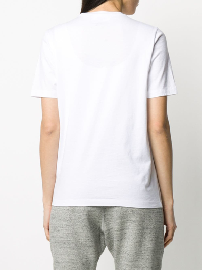 Dsquared2 White Cotton Icon T-shirt In White