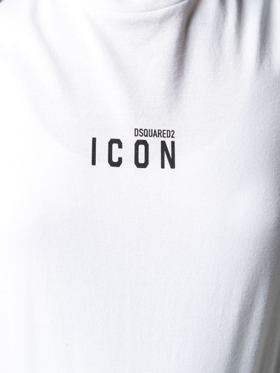Dsquared2 White Cotton Icon T-shirt In White