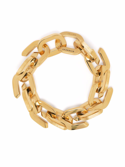 Shop Givenchy G Link Bracelet In Gold