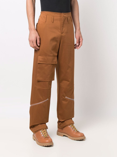 Shop 424 Pants In Brown