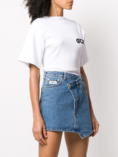 Shop Gcds Logo Bodysuit In White