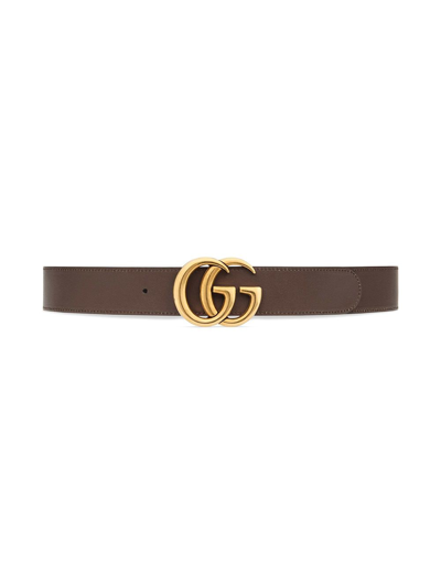 Shop Gucci Leather Belt In Red