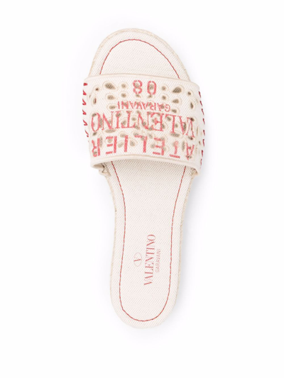 Shop Valentino Atelier San Gallo Edition Sandals
