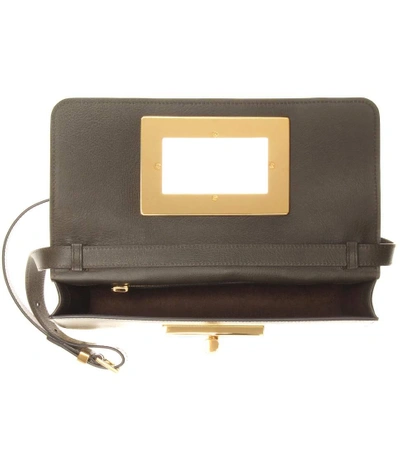 Shop Tom Ford Natalia Leather Shoulder Bag In Musk