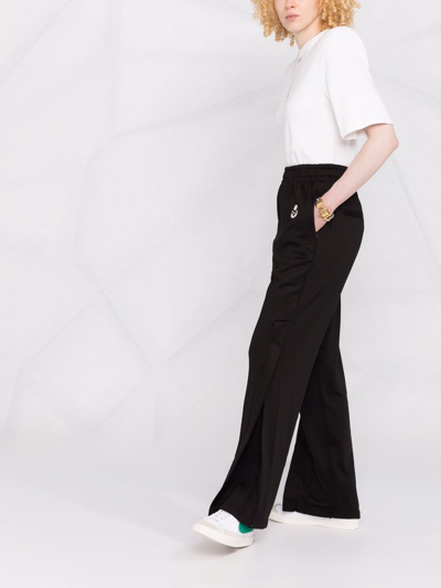 Shop Isabel Marant Étoile Inaya Cotton Blend Trousers In Black
