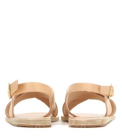 Shop Ancient Greek Sandals Maria Leather Sandals In Eatural