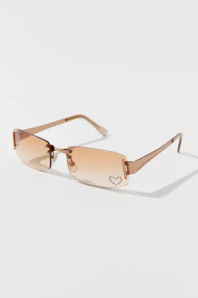 Shop Urban Renewal Vintage Celestial Heart Sunglasses In Brown