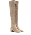 GIANVITO ROSSI Rolling suede knee-high boots