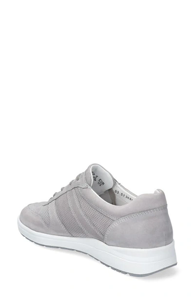 Mephisto Rebecca Perforated Sneaker In Light Grey