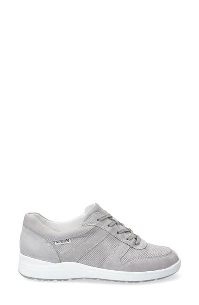 Shop Mephisto Rebecca Perforated Sneaker In Light Grey
