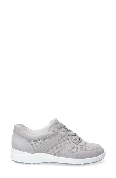 Mephisto Rebecca Perforated Sneaker In Light Grey