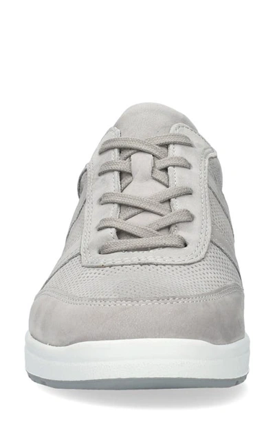 Shop Mephisto Rebecca Perforated Sneaker In Light Grey