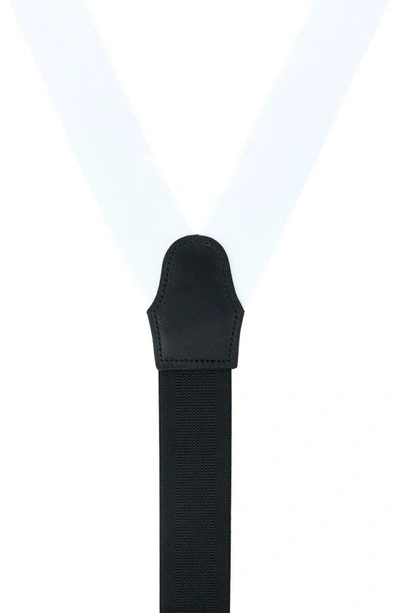 Trafalgar Banbury Tone On Tone Paisley Silk Formal Suspenders In White