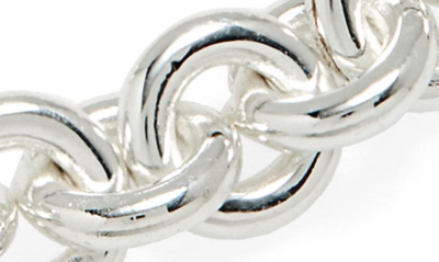 Shop Le Gramme 21g Polished Sterling Silver Entrelacs Chain Bracelet