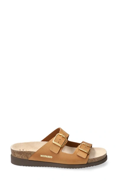 Shop Mephisto 'harmony' Slide Sandal In Camel