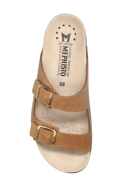 Shop Mephisto 'harmony' Slide Sandal In Camel