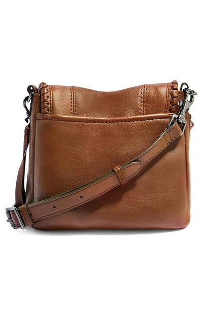 Shop Aimee Kestenberg Mini All For Love Convertible Leather Crossbody Bag In Chestnut