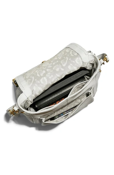 Aimee Kestenberg All For Love Convertible Leather Backpack In Cloud With Shiny Gold