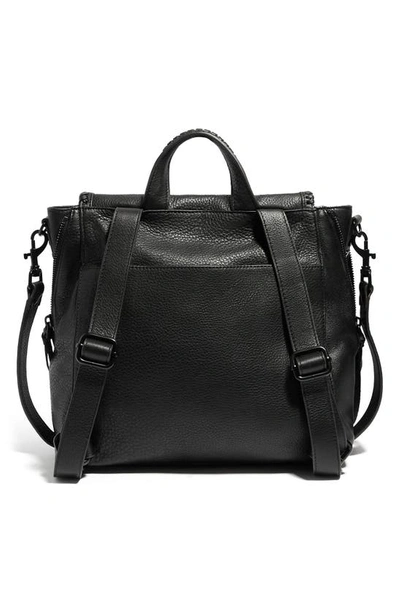 Shop Aimee Kestenberg All For Love Convertible Leather Backpack In Black W/ Black