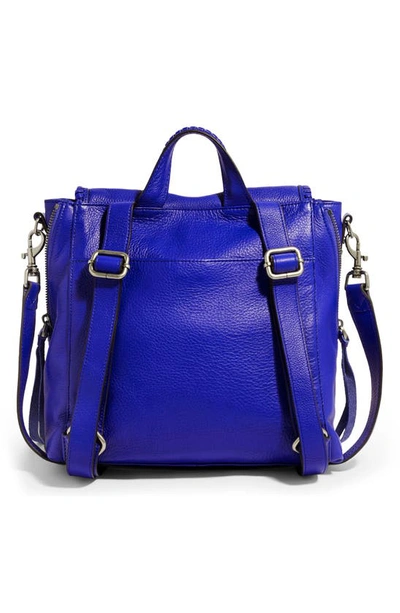 Shop Aimee Kestenberg All For Love Convertible Leather Backpack In Cobalt