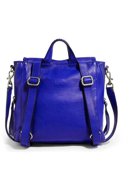Aimee Kestenberg All For Love Convertible Leather Backpack In Cobalt