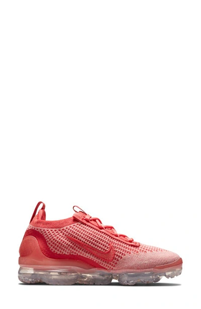 Shop Nike Air Vapormax 2021 Fk Sneaker In Ember/ Red/ Silver