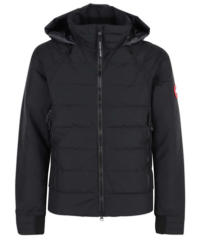Shop Canada Goose Updated Hybridge Base Jacket In Black