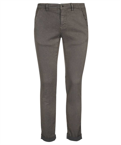 Shop Mason's Slim Trousers In Brown