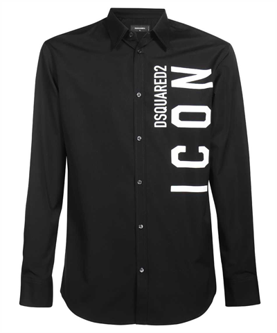 Dsquared2 Icon Relax Dan Shirt In Black | ModeSens