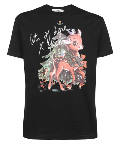 Shop Vivienne Westwood Bambi Classic T-shirt In Black