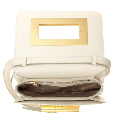 Shop Tom Ford Natalia Medium Leather Shoulder Bag In White