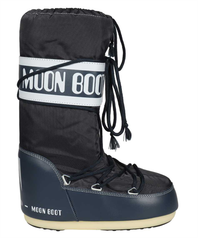 Shop Moon Boot Icon Nylon Boots In Blue