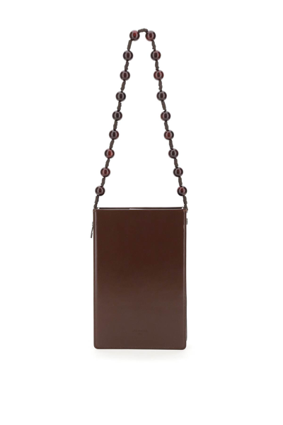 Shop Low Classic Leather Shoulder Bag In Brown