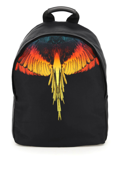 Shop Marcelo Burlon County Of Milan Nylon Wings Backpack In Multi-colored