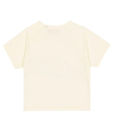Shop Gucci Baby Printed Cotton Jersey T-shirt In Sunkissed/mc