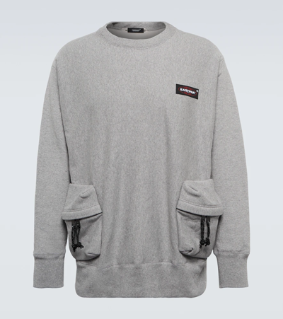 Undercover X Eastpak Patch Pocket Sweatshirt In Top Gray