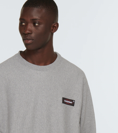 Undercover X Eastpak Patch Pocket Sweatshirt In Top Gray