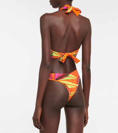 Shop Louisa Ballou Printed Asymmetric Swimsuit In Print 1