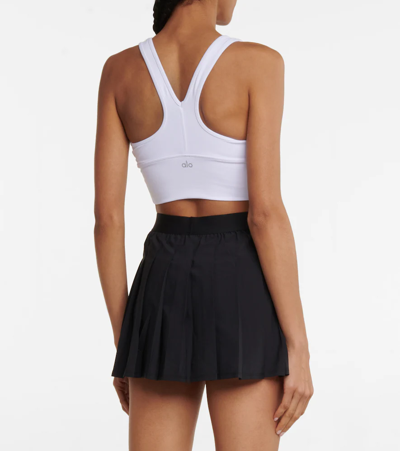 Shop Alo Yoga Tennis Miniskirt In Black