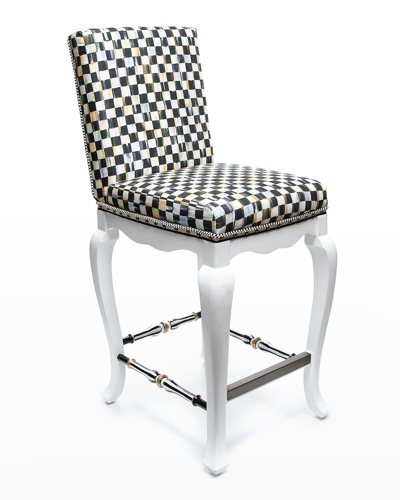 Shop Mackenzie-childs Courtly Check Counter Stool